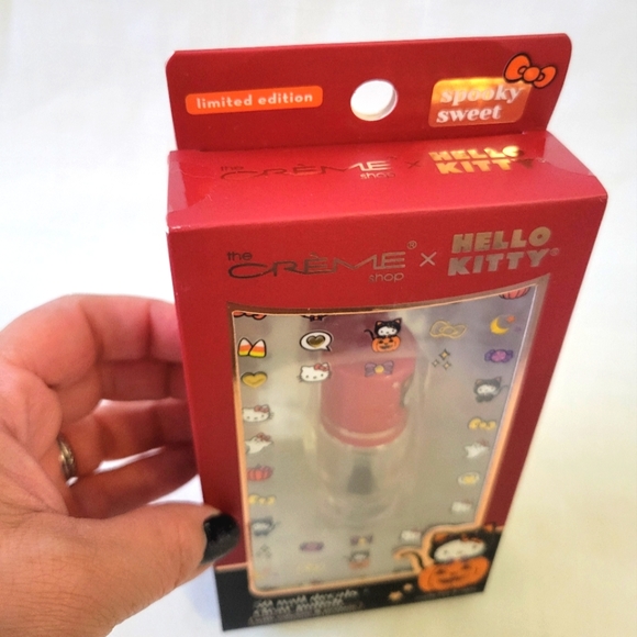 Hello Kitty Spooky Sweet Nail Decal Set. 50 Cute Decals + Clear Polish - Picture 8 of 8